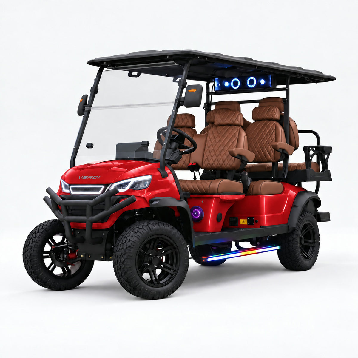 Aspen S6 – Fire Red Metallic / Brown / Black