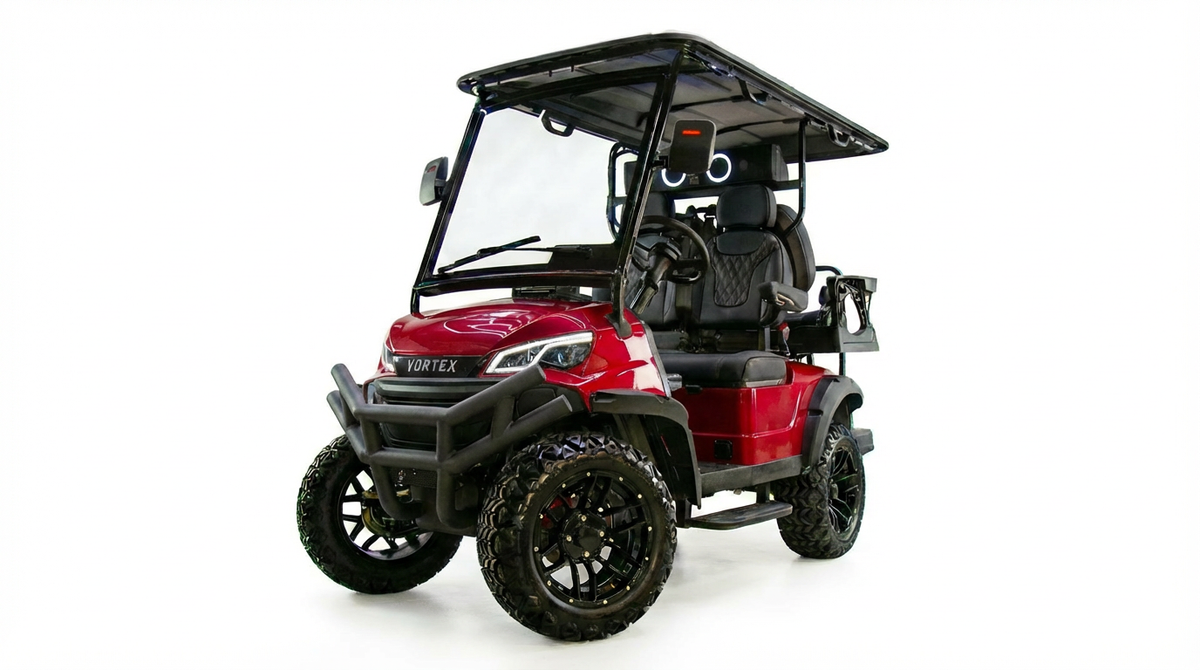 Vortex V4 - Metallic Red - Black - Black