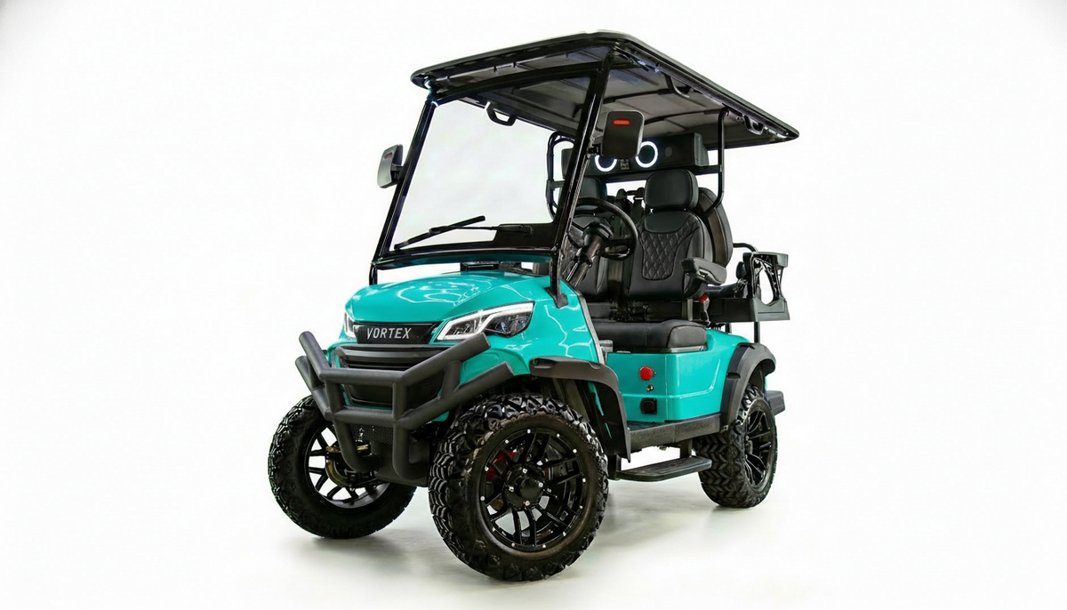Vortex V4 - Cyan - Black - Black