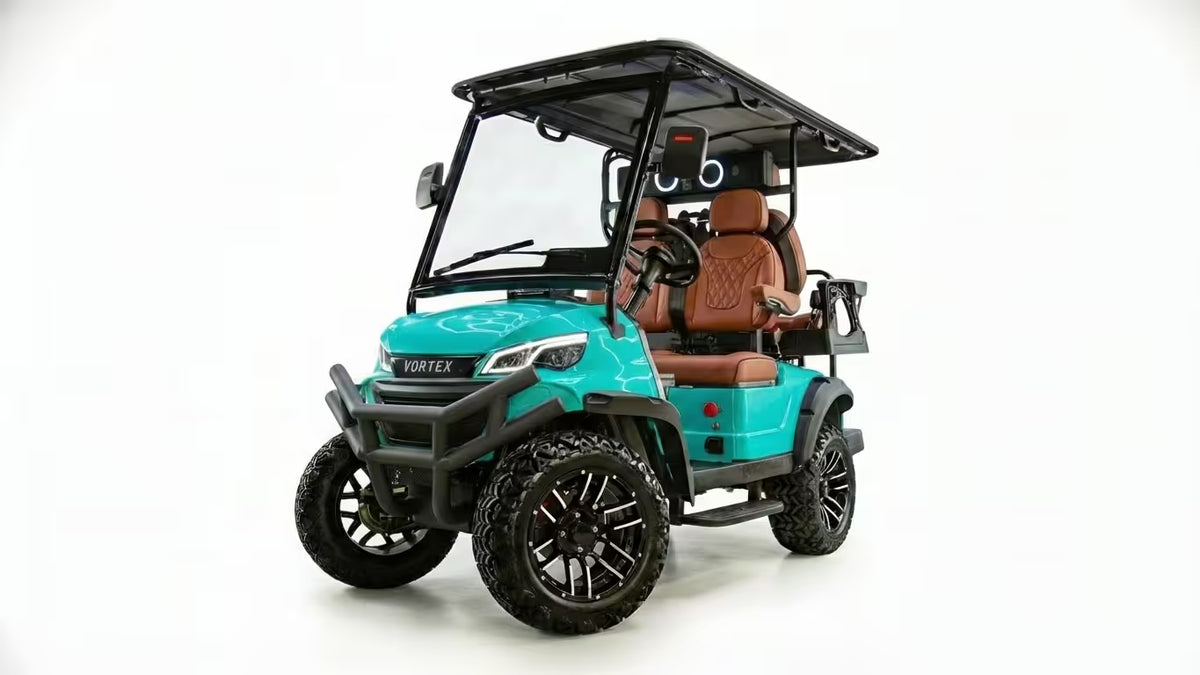 Vortex V4 - Cyan - Brown - Polished