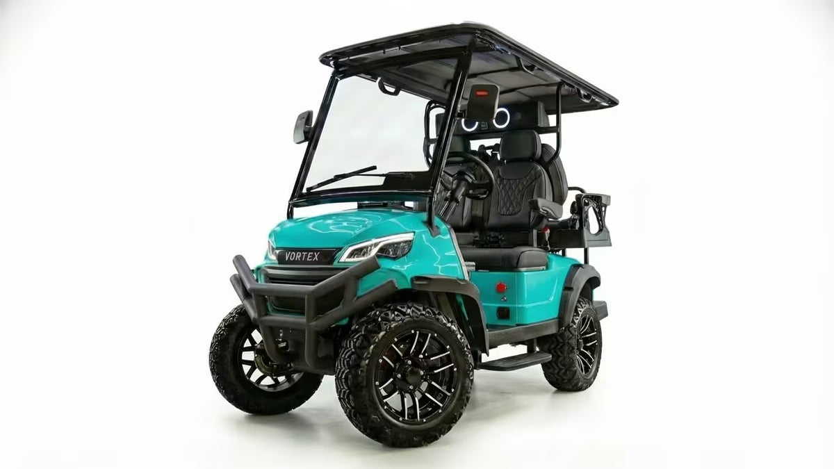 Vortex V4 - Cyan - Black - Polished