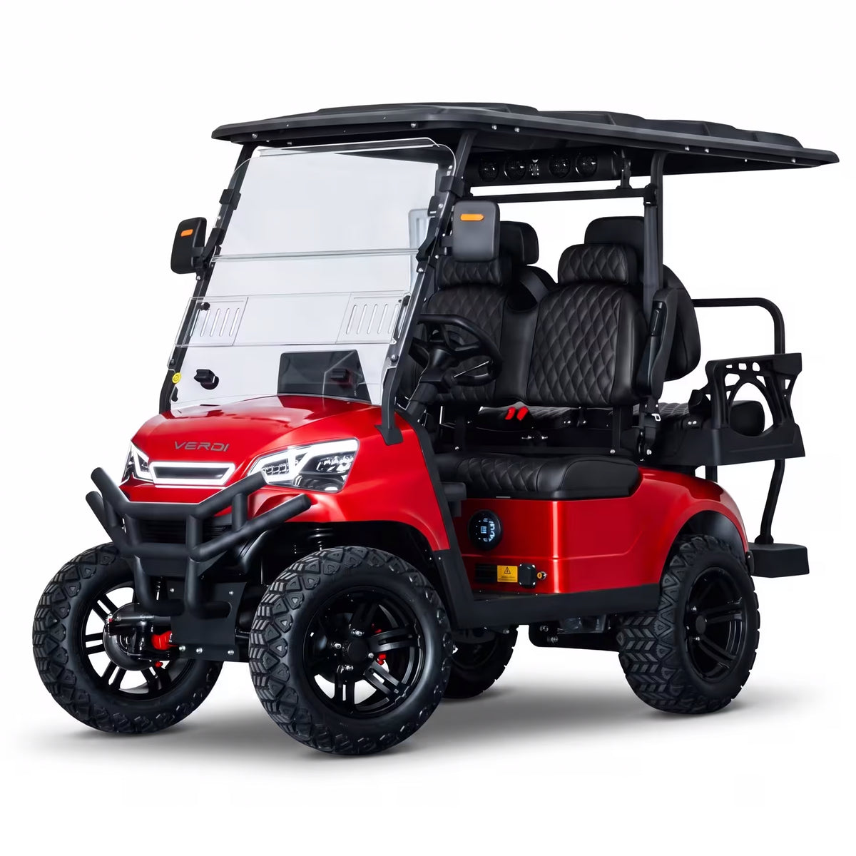 Aspen S4 - Fire Red Metallic - Black - Black