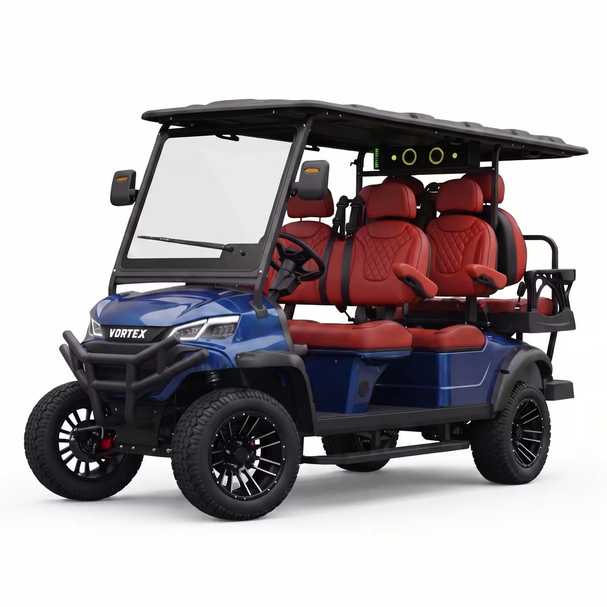 Vortex V6 - Metallic Blue - Brown - Polished