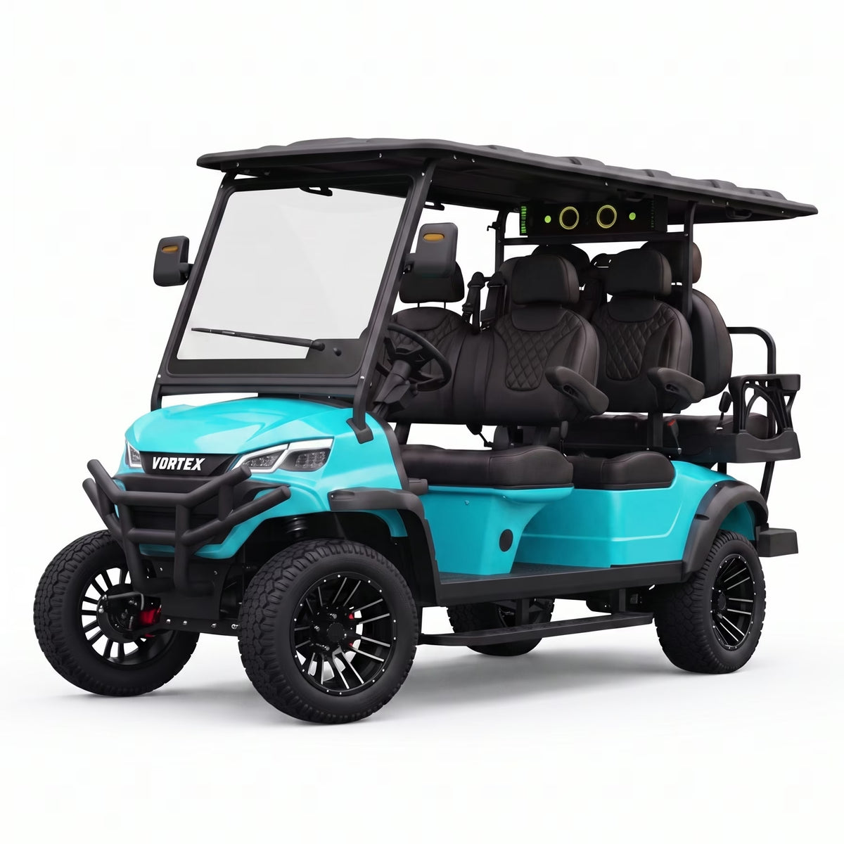Vortex V6 - Cyan - Black - Black