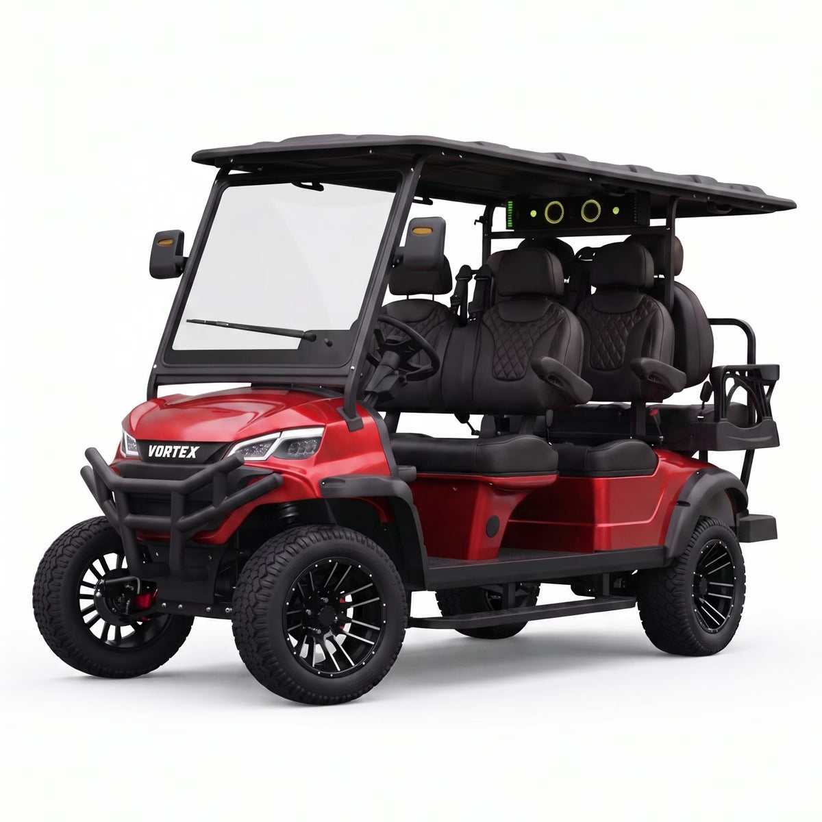 Vortex V6 - Metallic Red - Black - Black