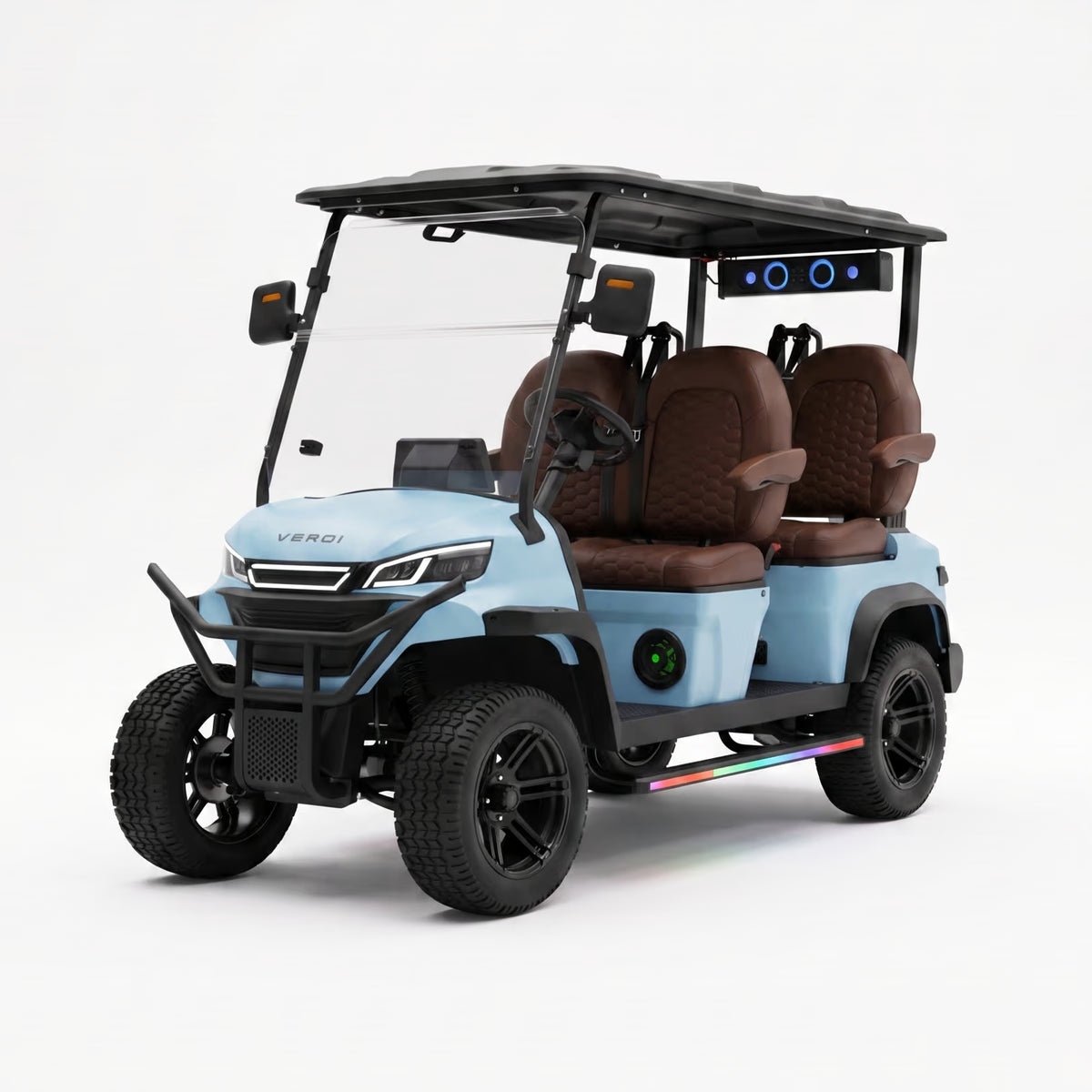 Aspen F4 - Ice Blue Metallic - Brown - Black
