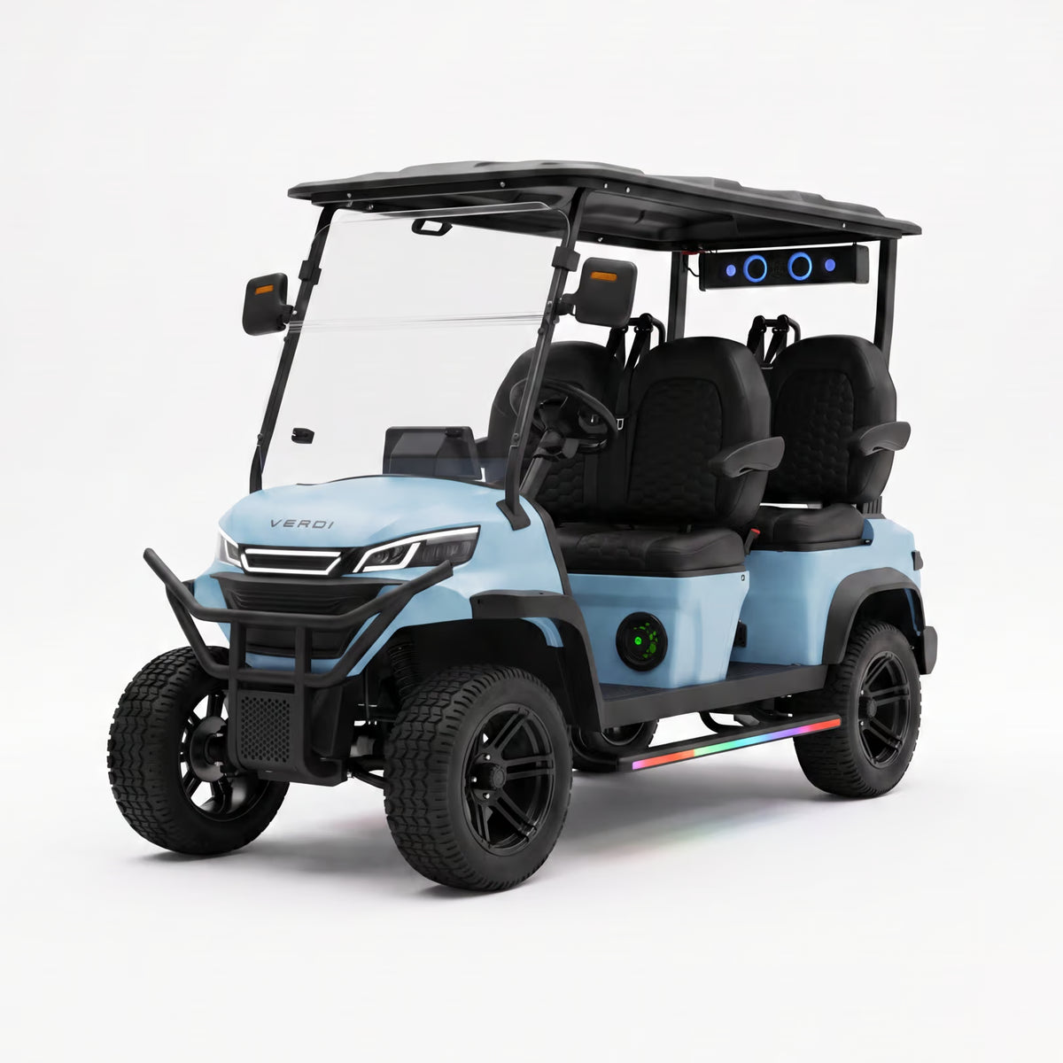Aspen F4 - Ice Blue Metallic - Black - Black
